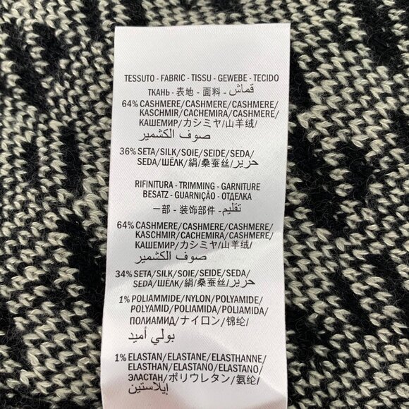 Gucci Colorblock Houndstooth Pattern Cashmere Casual Midi Skirt - Picture 7 of 7